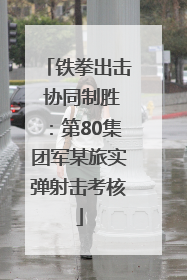 铁拳出击 协同制胜：第80集团军某旅实弹射击考核