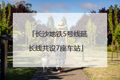 长沙地铁5号线延长线共设7座车站