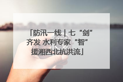 防汛一线｜七“剑”齐发 水利专家“智”援湘西北抗洪流