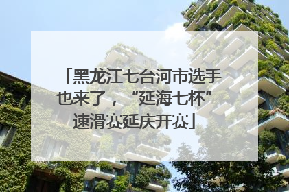 黑龙江七台河市选手也来了，“延海七杯”速滑赛延庆开赛