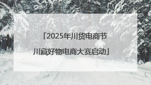 2025年川货电商节川藏好物电商大赛启动