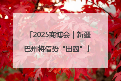 2025商博会｜新疆巴州将借势“出圈”