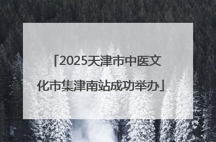 2025天津市中医文化市集津南站成功举办