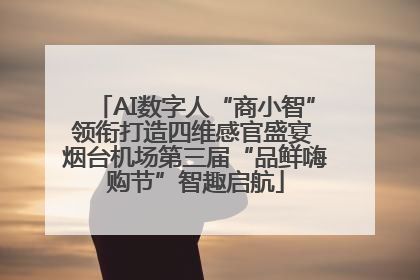 AI数字人“商小智”领衔打造四维感官盛宴 烟台机场第三届“品鲜嗨购节”智趣启航